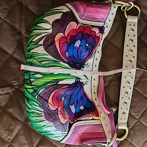 Vintage Coach hand painted original design purse - Picture 5 of 7